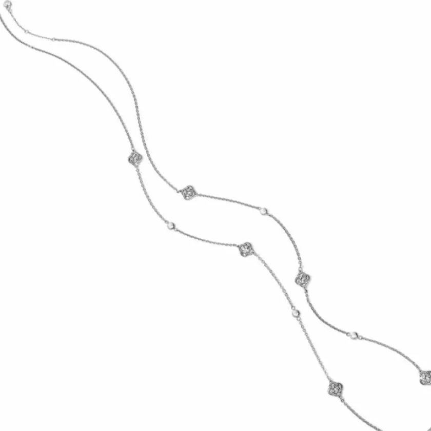 Brighton Interlok Petite Long Necklace Silver Best