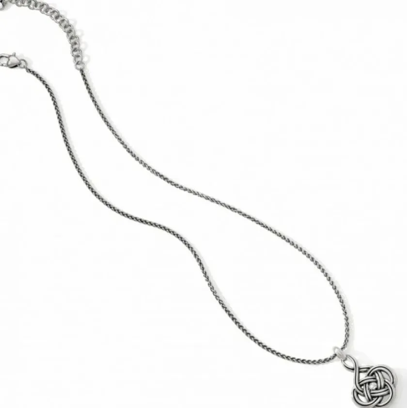 Brighton Interlok Petite Necklace Silver Discount
