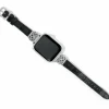 Brighton Interlok Reversible Watch Band Black-Brown Sale