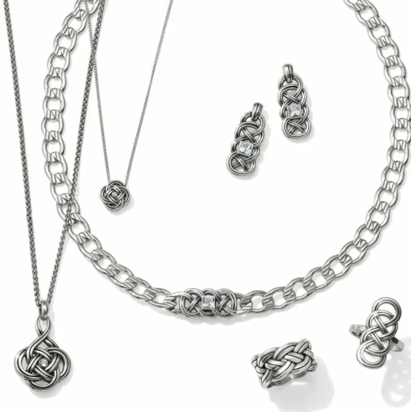 Brighton Interlok Ring Silver Online
