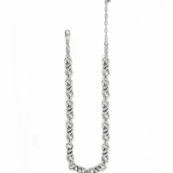 Brighton Interlok Twist Collar Necklace Silver Best