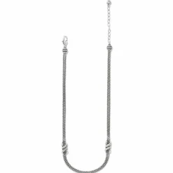 Brighton Interlok Twist Double Necklace Silver Online