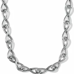 Brighton Interlok Twist Necklace Silver Outlet