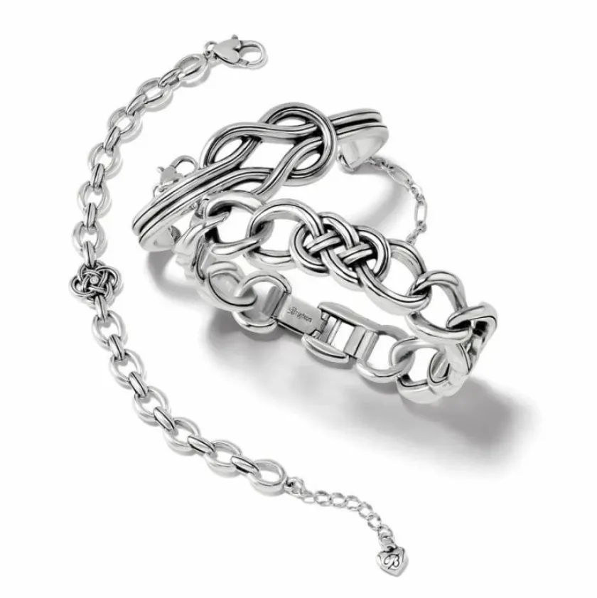Brighton Interlok Unity Bracelet Silver New