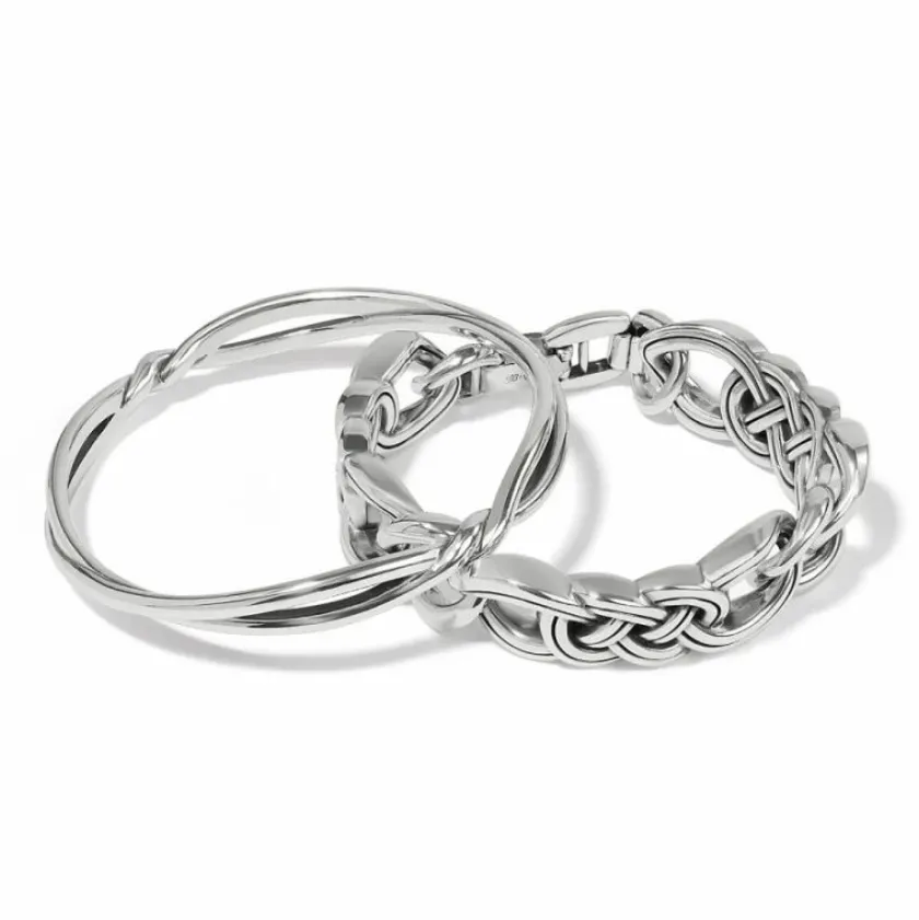 Brighton Interlok Unity Bracelet Silver New