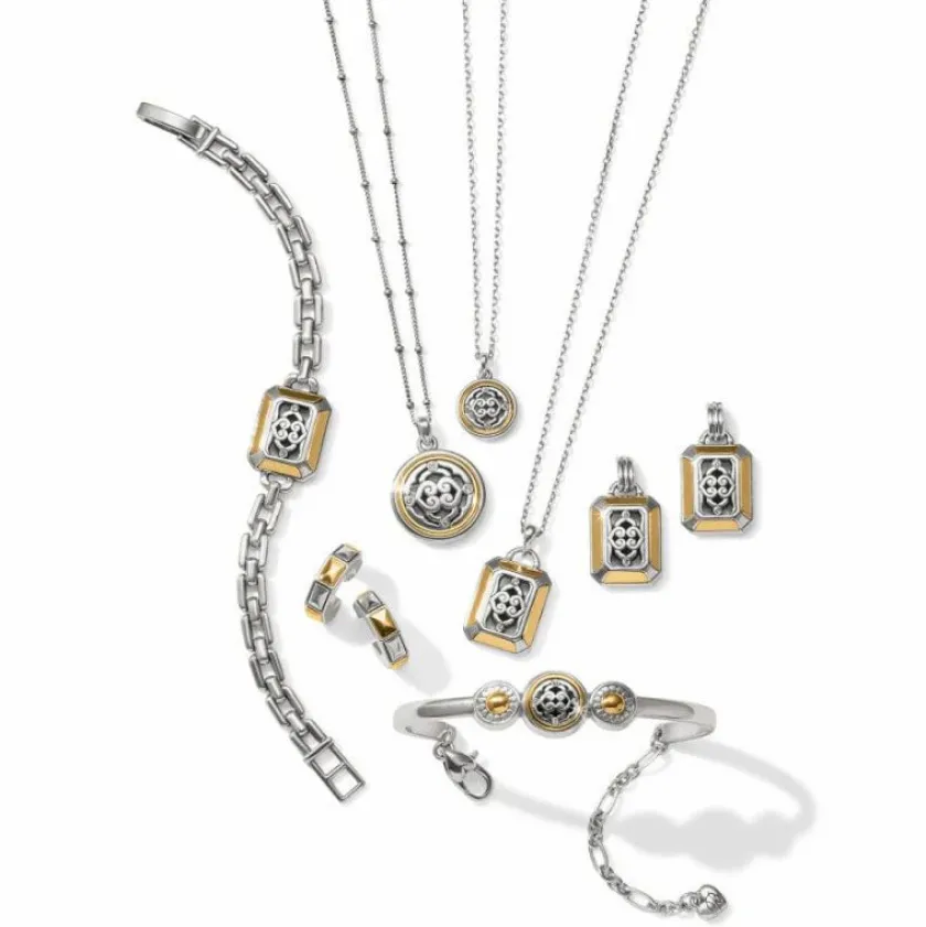 Brighton Intrigue Bar Bracelet Silver-Gold Outlet