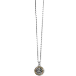 Brighton Intrigue Mini Necklace Silver-Gold New