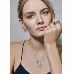Brighton Intrigue Mini Necklace Silver-Gold New