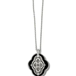 Brighton Intrigue Soiree Petite Reversible Necklace Gold-Black Hot