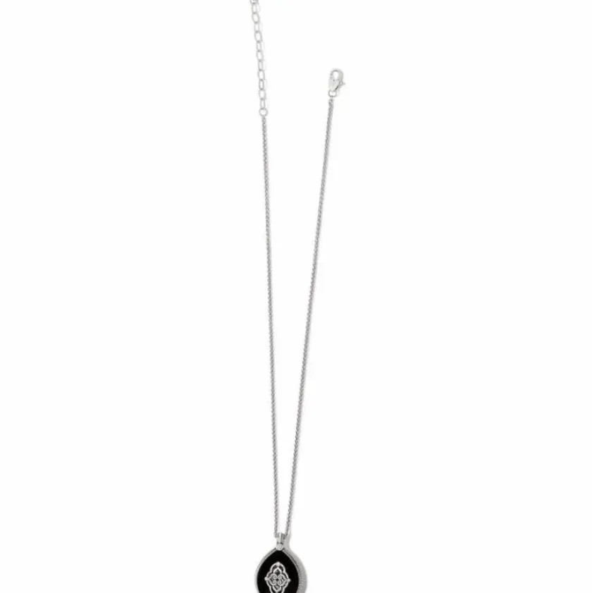 Brighton Intrigue Soiree Reversible Necklace Gold-Black New