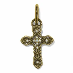 Brighton Isabella Cross Amulet Gold Clearance