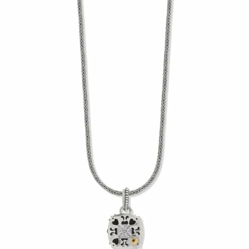 Brighton Java Amethyst Necklace Silver-Amethyst New