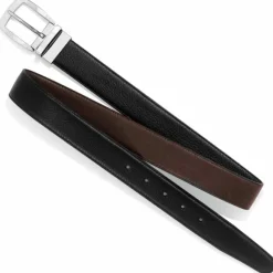 Brighton Jefferson Reversible Belt Black-Espresso New