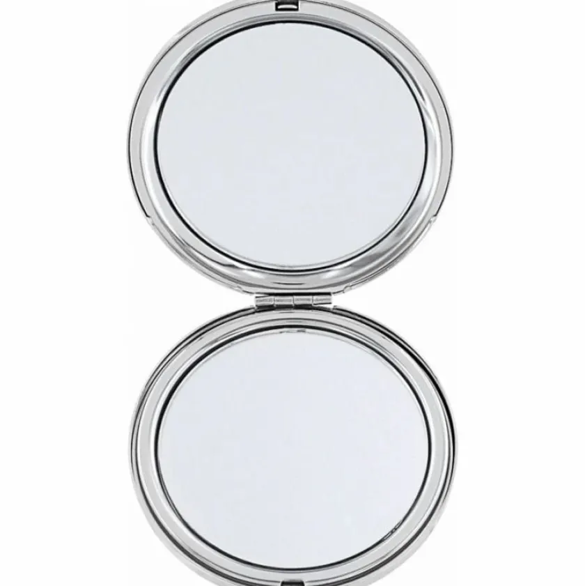 Brighton Joyful Heart Compact Silver-Red Hot