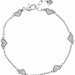 Brighton Kiss & Tell Anklet Silver Clearance