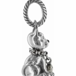 Brighton Kitty Charm Silver Best