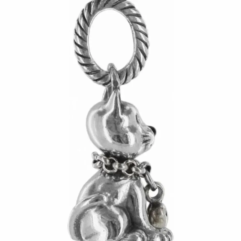 Brighton Kitty Charm Silver Best