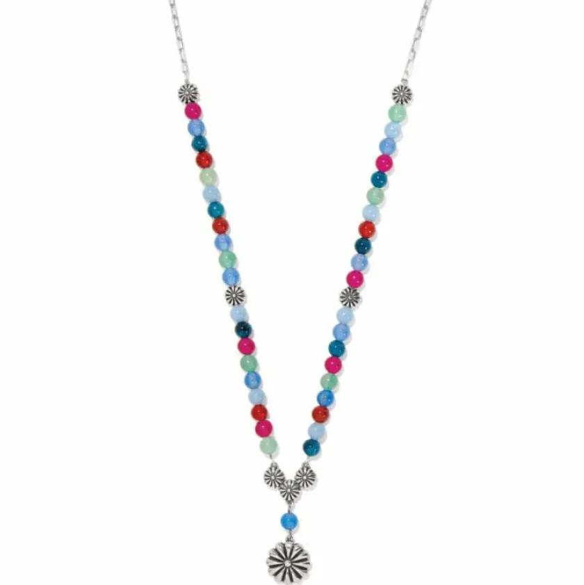 Brighton Kyoto In Bloom Bead Necklace Silver-Multi Fashion