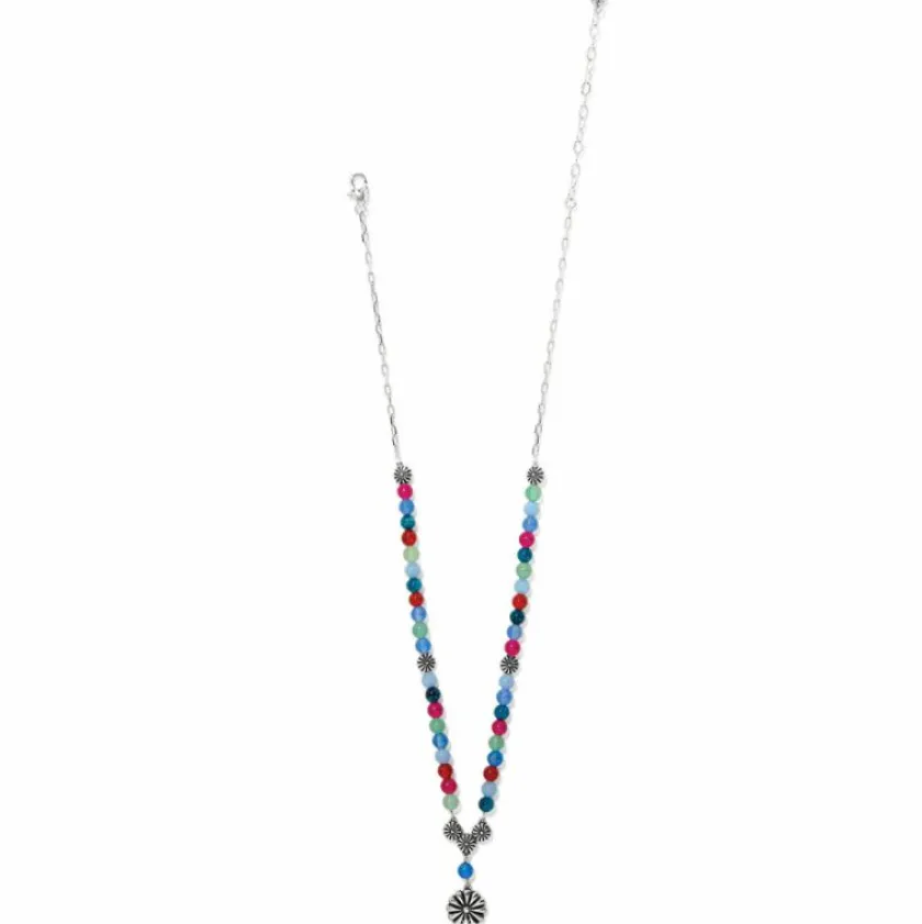 Brighton Kyoto In Bloom Bead Necklace Silver-Multi Fashion