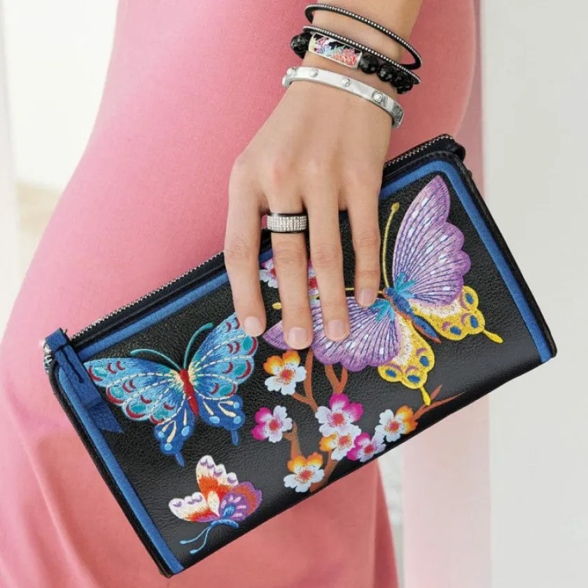 Brighton Kyoto In Bloom Embroidered Pouch Multi Best