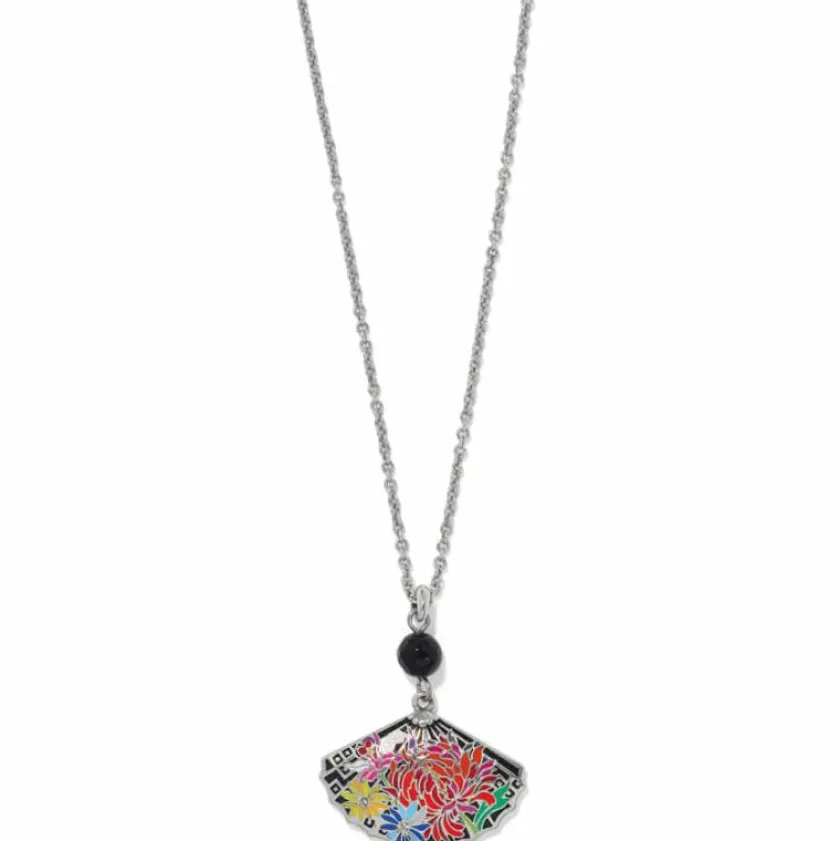 Brighton Kyoto In Bloom Fan Petite Necklace Silver-Multi Outlet