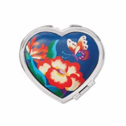 Brighton Kyoto In Bloom Heart Compact Mirror Multi Sale