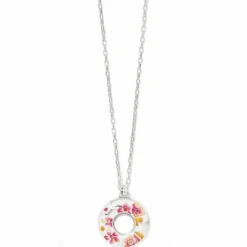 Brighton Kyoto In Bloom Sakura Ring Necklace Silver-Multi Fashion