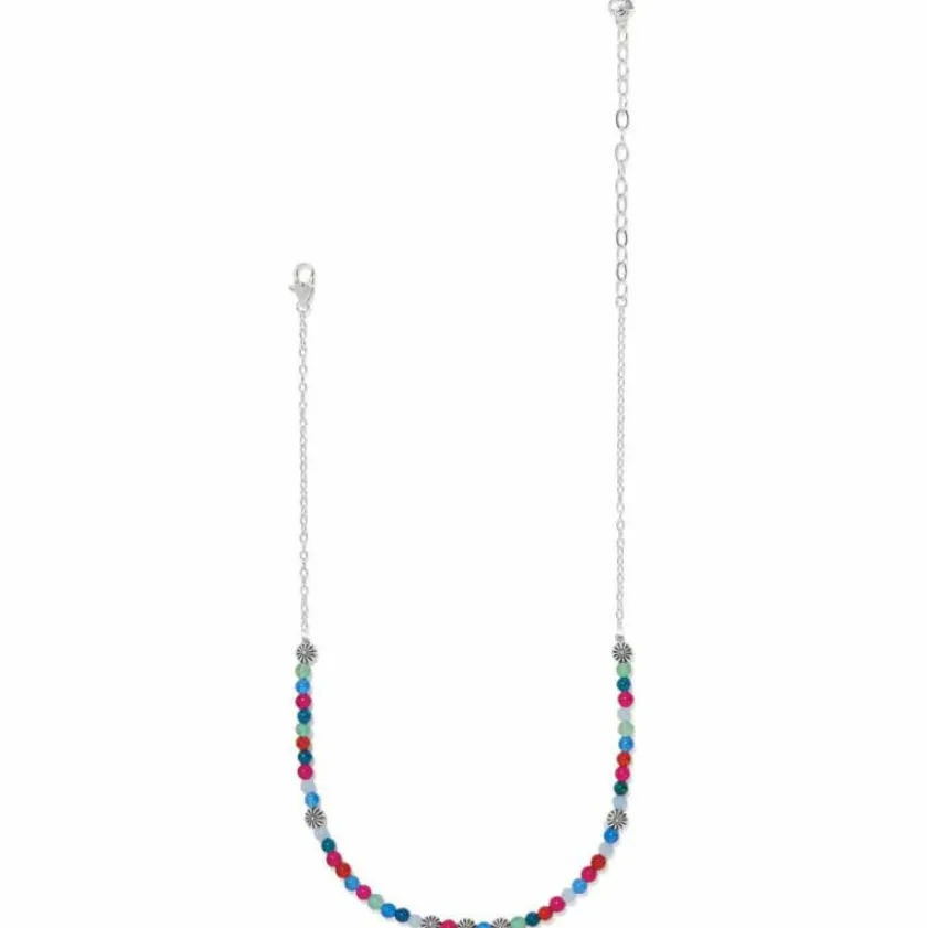 Brighton Kyoto In Bloom Short Necklace Silver-Multi Fashion
