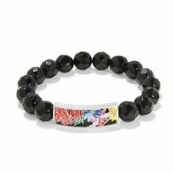 Brighton Kyoto In Bloom Stretch Bracelet Black-Multi Clearance