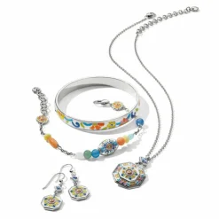 Brighton La Farfalla Bracelet Silver-Multi New
