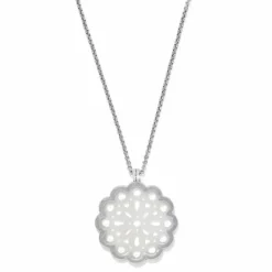 Brighton La Jolla Necklace Silver-White Outlet