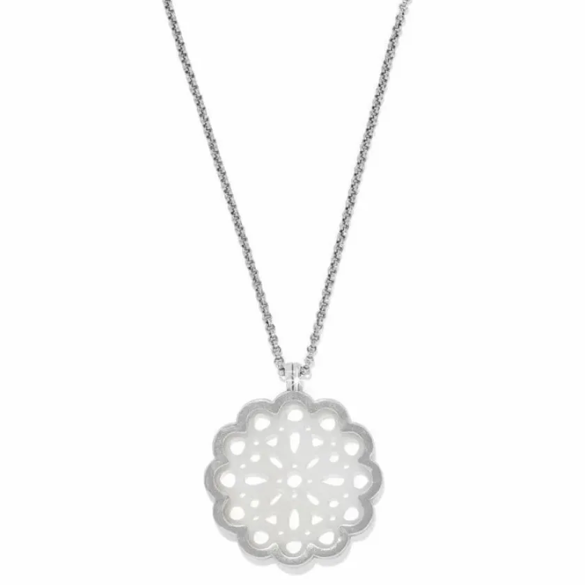 Brighton La Jolla Necklace Silver-White Outlet