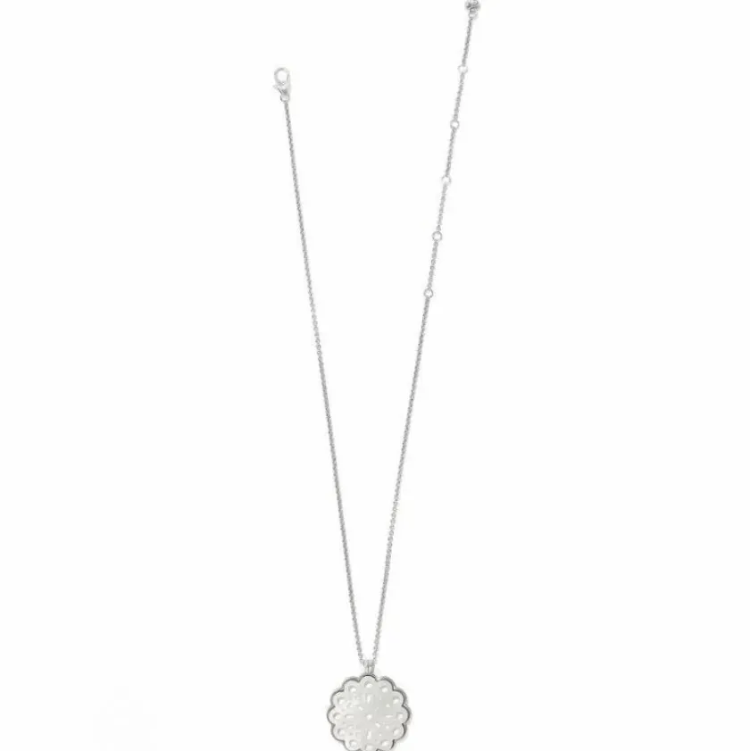 Brighton La Jolla Necklace Silver-White Outlet