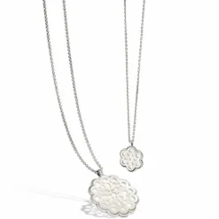 Brighton La Jolla Petite Necklace Silver-White Online