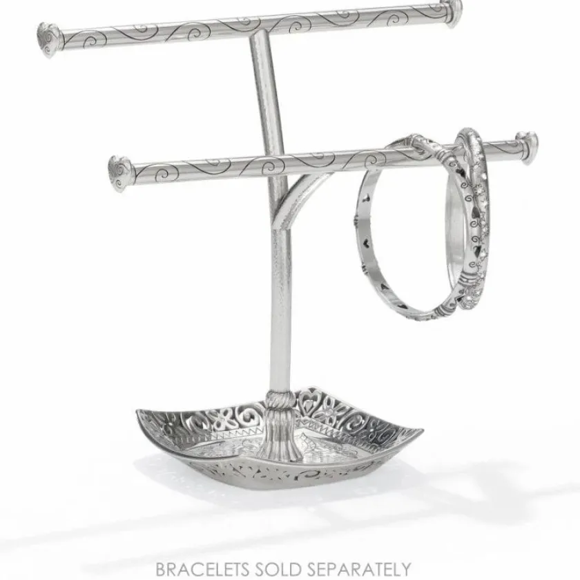 Brighton Lacie Daisy Bangle Holder Silver Hot
