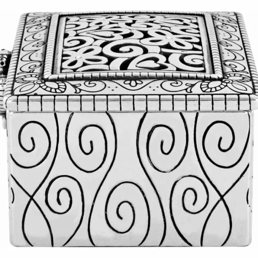 Brighton Lacie Daisy Jewel Box Silver Fashion