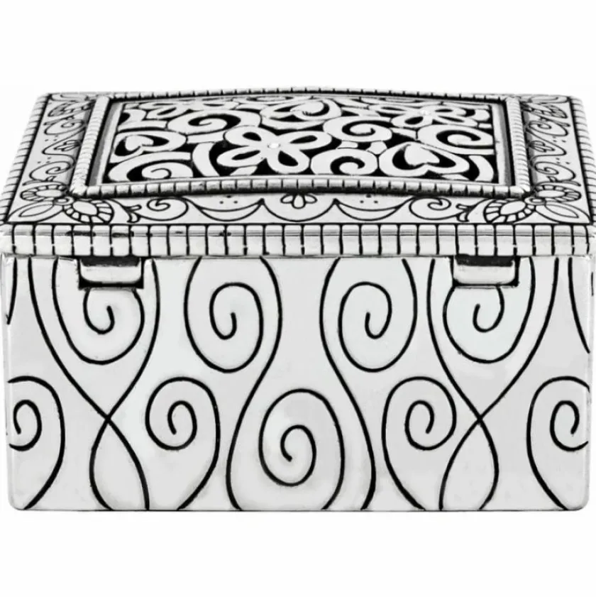 Brighton Lacie Daisy Jewel Box Silver Fashion