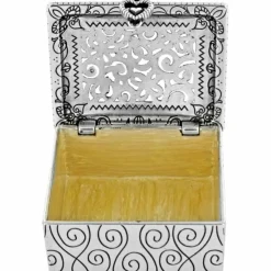 Brighton Lacie Daisy Jewel Box Silver Fashion