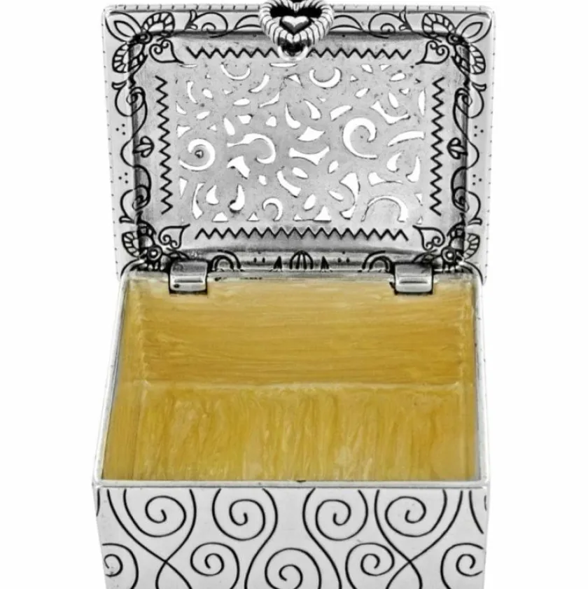 Brighton Lacie Daisy Jewel Box Silver Fashion