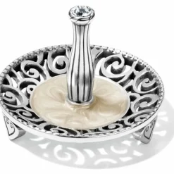Brighton Lacie Daisy Ring Holder Silver Sale