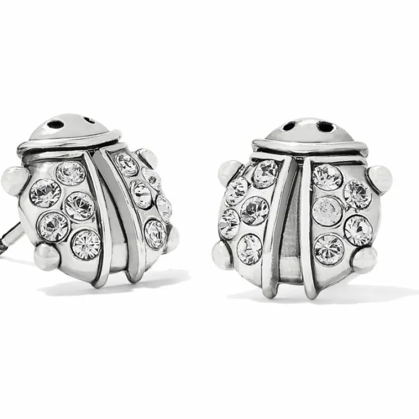 Brighton Lady Luck Mini Post Earrings Silver Outlet