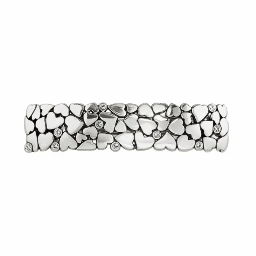 Brighton Le Beau Heart Barrette Silver Online