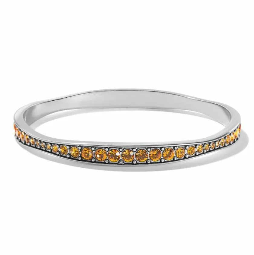 Brighton Light Hearted Crystal Bangle Hot