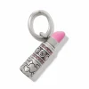 Brighton Lipstick Charm Silver-Pink Outlet