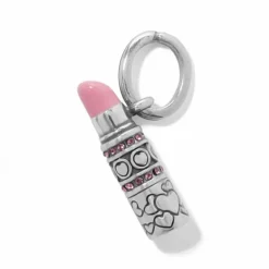 Brighton Lipstick Charm Silver-Pink Outlet