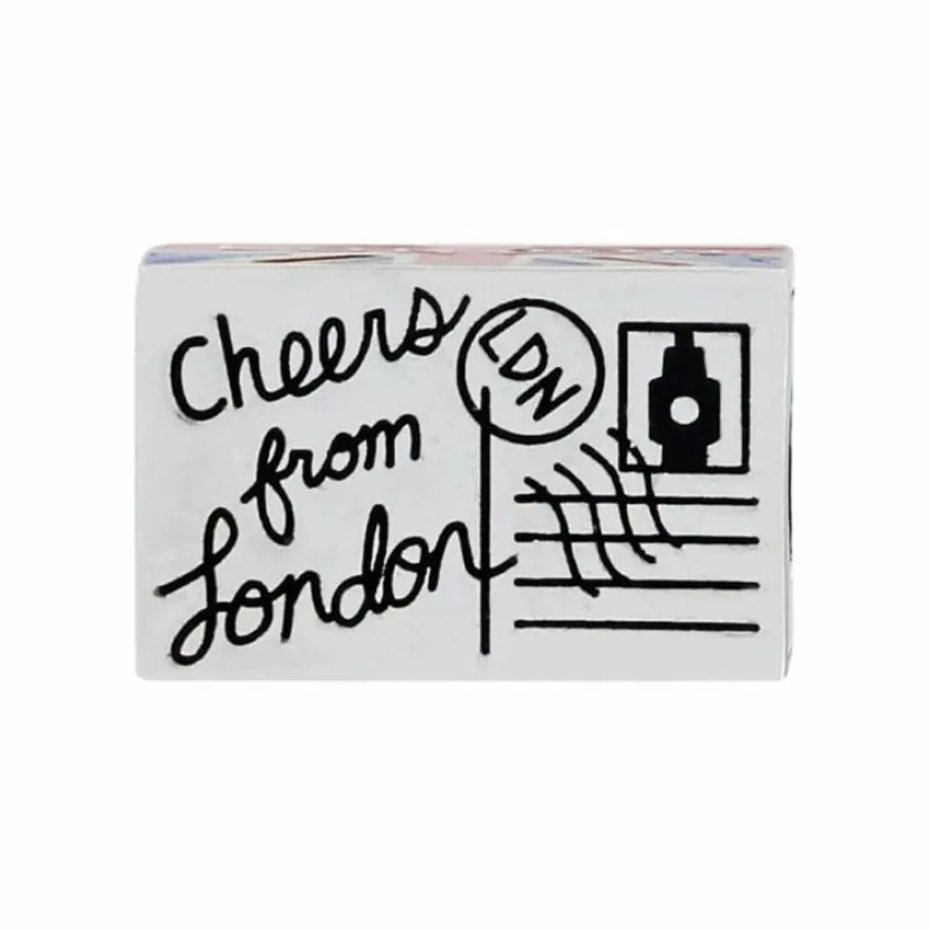 Brighton London Postcard Bead Silver-Multi Clearance