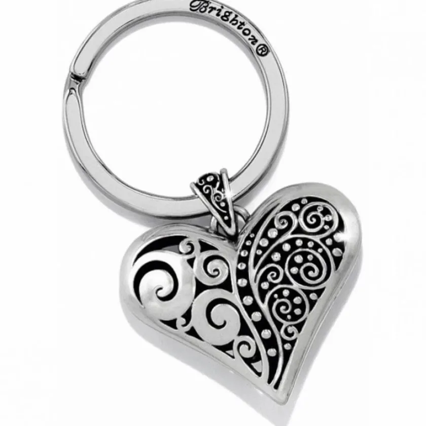 Brighton Love Affair Key Fob Silver Hot