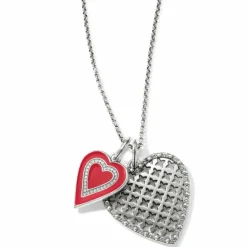 Brighton Love and Cherish Necklace Silver-Red Online
