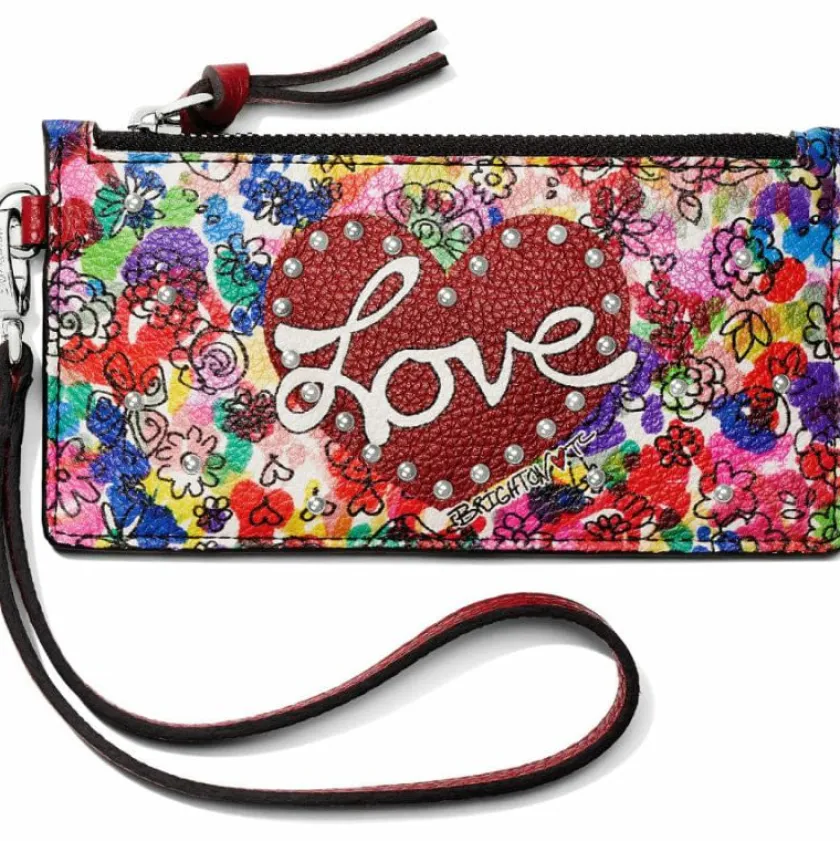 Brighton Love Bouquet Card Pouch New