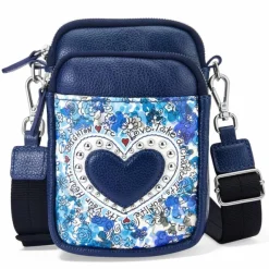 Brighton Love Bouquet Utility Bag Midnight Clearance